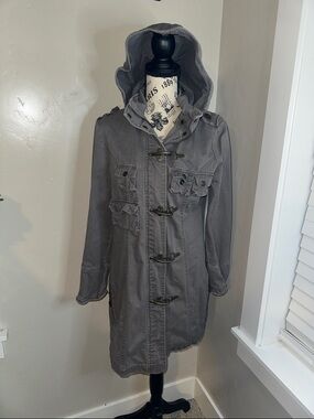 Womens Utility Jacket in Gray